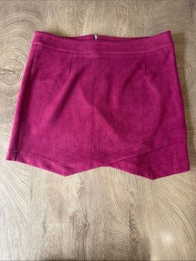 Jack by BB Dakota Bright Fuchsia Mini Skort